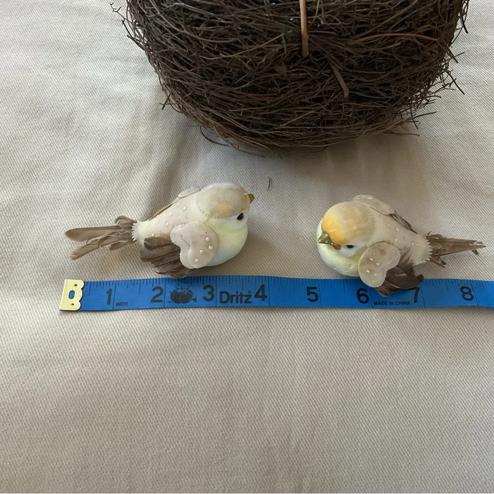 Decorative Birds Nest with 2 Birds and Egg! - Picture 4 of 8